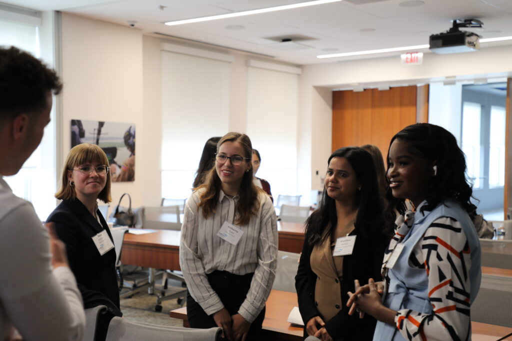 Cultural Vistas participants networking at the out Transatlantic Collaboration in STEM and Business event